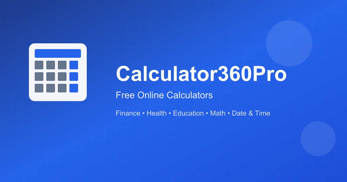 Free Online Calculators 2026 Mortgage Bmi Tax Loan Protein 